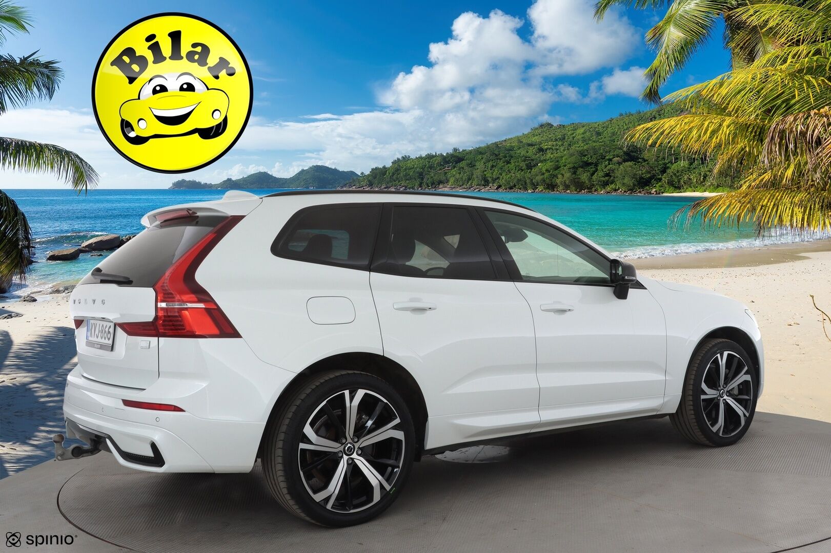 Volvo XC60 2023 T6 AWD Long Range Plus Dark aut - | Pilot assist | Webasto | Koukku | Panorama | Full LED | Muistinahat | P.Kamera | High Performance audio | Keyless | Apple&Android | 1.Om Suomi-auto | Merkkihuollettu | Kahdet Renkaat |