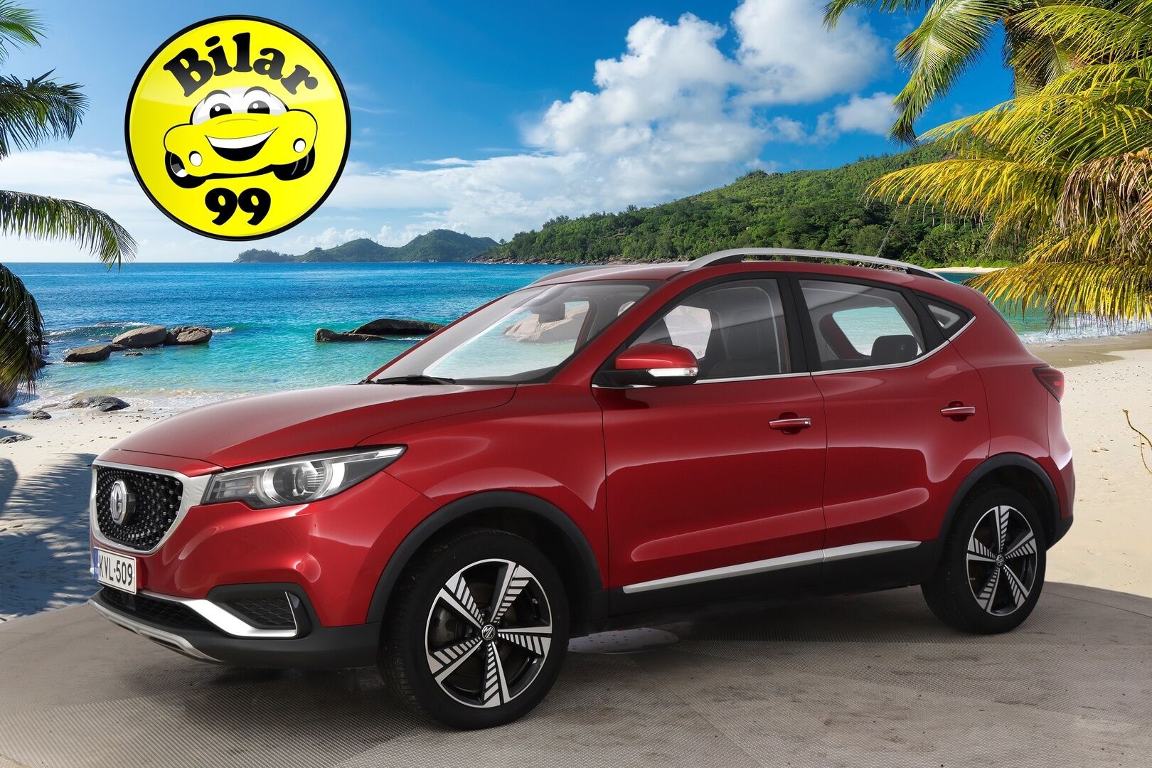 MG ZS 2021 44 kWh EV *Panorama / ACC / P.kamera / Navi / Nahkapenkit* - *2x renkaat vanteilla! / Siisti kuntoinen!
