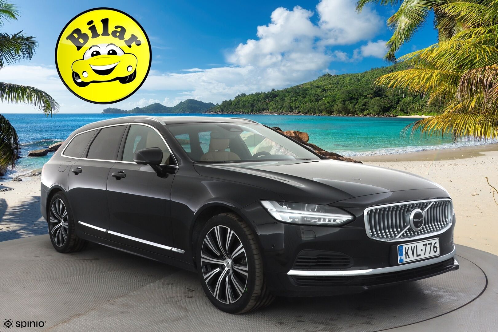 Volvo V90 2023 T8 AWD Long Range High Performance Ultimate Bright aut - | Pilot assist | 360-Kamera | Full-LED | H/K | Panorama | HUD | Ilmastoidut Muistipenkit | Keyless | Ruskeat Sporttinahat | 1.Om Suomi-auto | Kahdet renkaat | Merkkihuollettu |