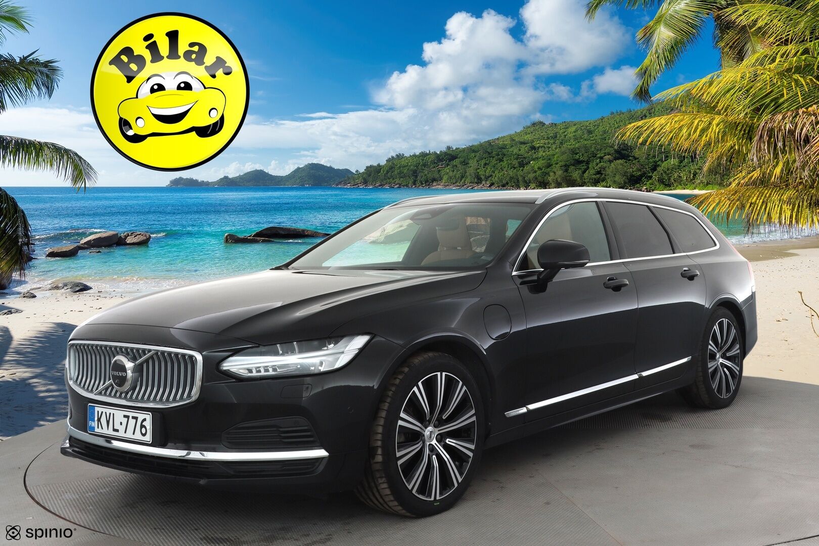 Volvo V90 2023 T8 AWD Long Range High Performance Ultimate Bright aut - | Pilot assist | 360-Kamera | Full-LED | H/K | Panorama | HUD | Ilmastoidut Muistipenkit | Keyless | Ruskeat Sporttinahat | 1.Om Suomi-auto | Kahdet renkaat | Merkkihuollettu |