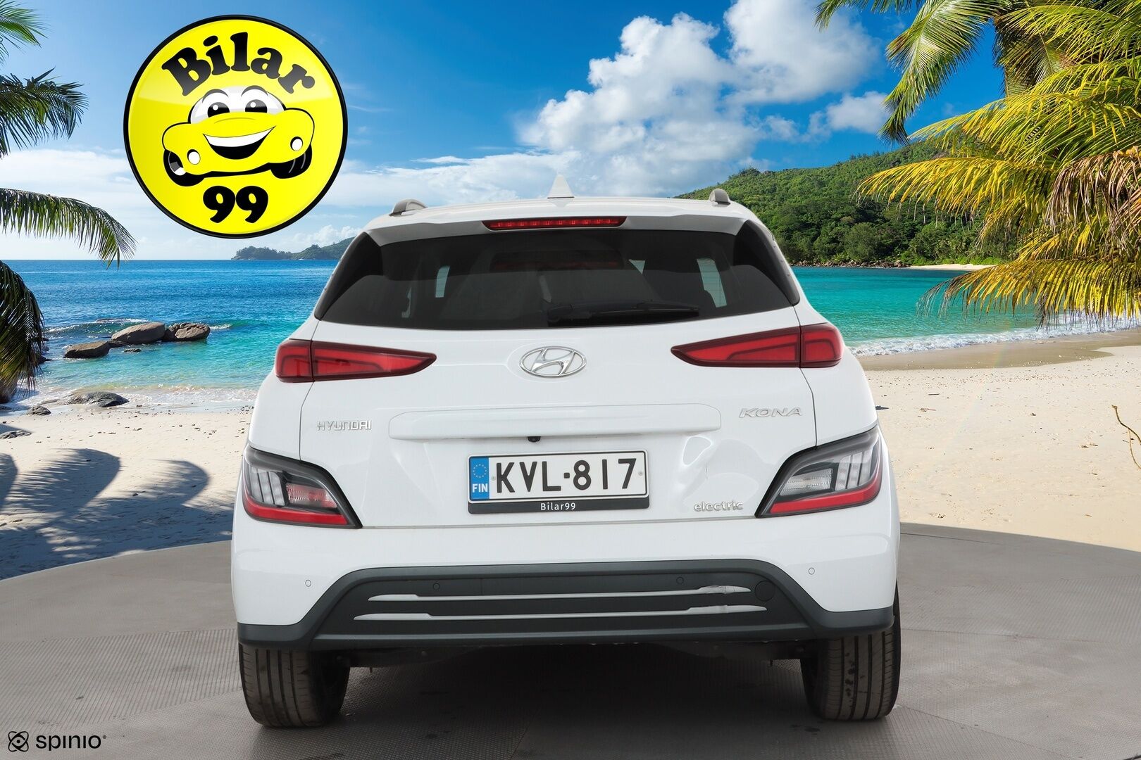 Hyundai KONA 2023 electric 64 kWh 204 hv Comfort MY21 * ACC / ILP / P.kamera / Digimittaristo / Ratinlämmitin / Keyless / LED * - 1.Om Suomi-auto / Akku kuntotarkastettu SoH 95,6% / Kahdet renkaat aluvanteilla / Merkkihuollettu