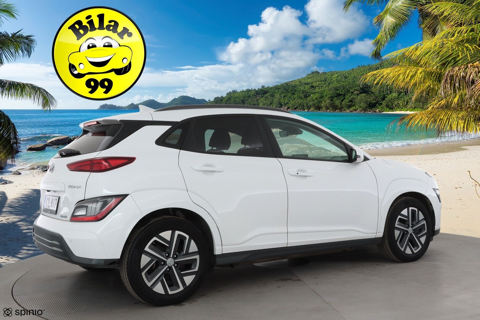 Hyundai KONA 2023 electric 64 kWh 204 hv Comfort MY21 * ACC / ILP / P.kamera / Digimittaristo / Ratinlämmitin / Keyless / LED * - 1.Om Suomi-auto / Akku kuntotarkastettu SoH 95,6% / Kahdet renkaat aluvanteilla / Merkkihuollettu