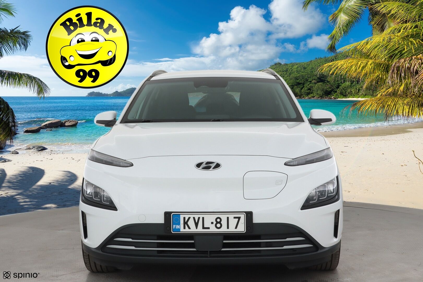 Hyundai KONA 2023 electric 64 kWh 204 hv Comfort MY21 * ACC / ILP / P.kamera / Digimittaristo / Ratinlämmitin / Keyless / LED * - 1.Om Suomi-auto / Akku kuntotarkastettu SoH 95,6% / Kahdet renkaat aluvanteilla / Merkkihuollettu