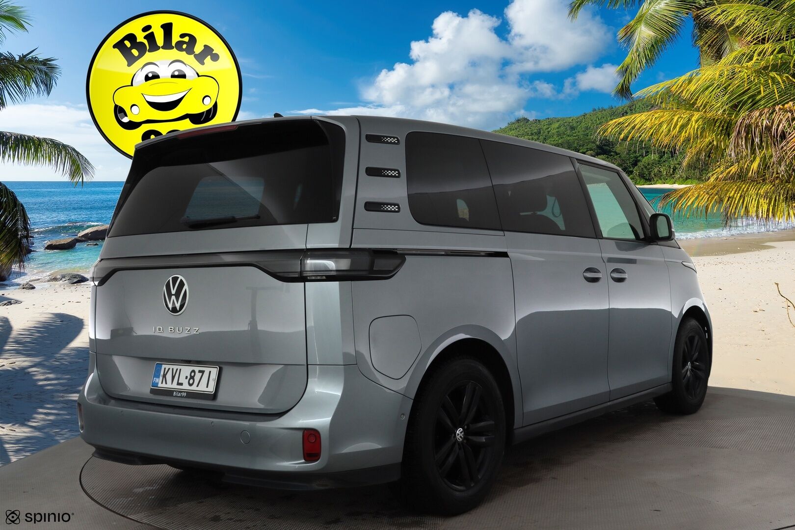 Volkswagen ID. Buzz 2023 Pro Business 77kWh * Koukku / ACC / LED / 360° Kamera / Kaistavahti / Navi / Keyless * - Suomi-auto / Kahdet renkaat / Merkkihuollot