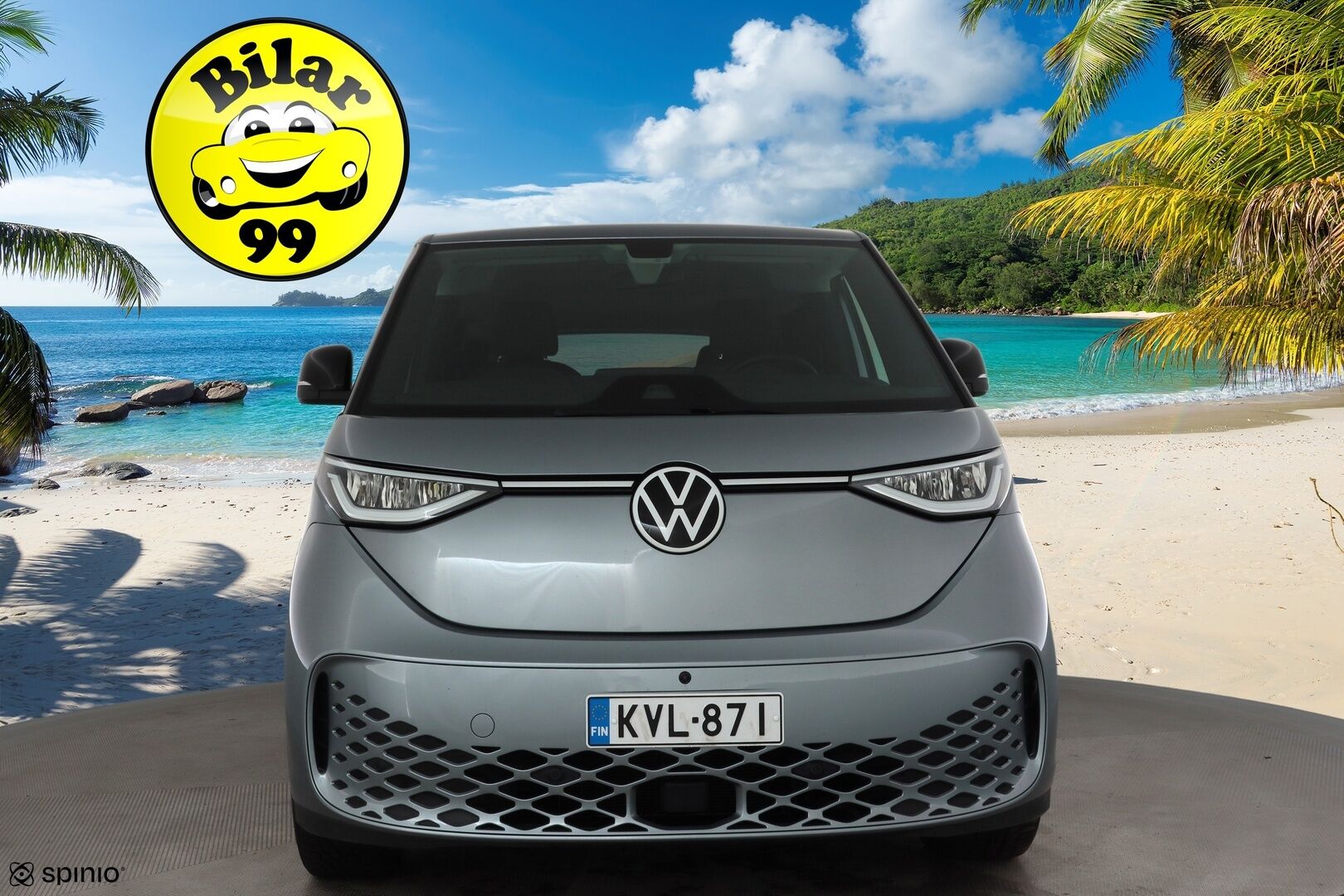 Volkswagen ID. Buzz 2023 Pro Business 77kWh * Koukku / ACC / LED / 360° Kamera / Kaistavahti / Navi / Keyless * - Suomi-auto / Kahdet renkaat / Merkkihuollot