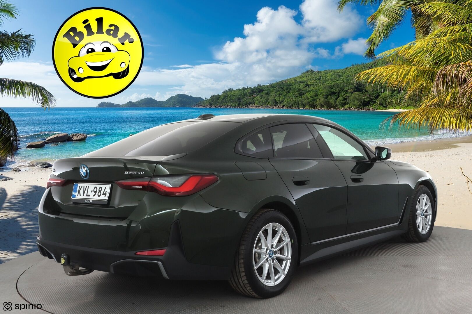 BMW i4 2024 eDrive40 Charged - | ACC | Lisälämmitin | Koukku | Widescreen | Muistipenkki | 360-Kamera |Sporttinahat | 1.Om Suomi-auto | Kahdet Renkaat | 