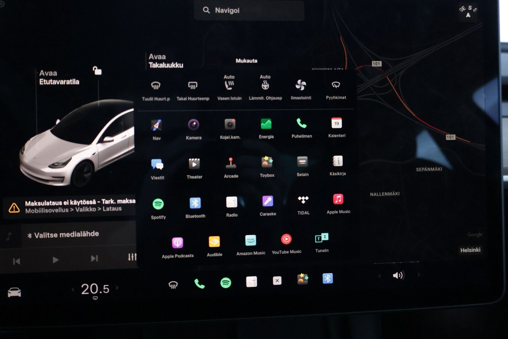 Tesla Model 3 2021 Long Range * Refresh / Ilmalämpöpumppu / Matrix LED / Premium Audio / Muistipenkki /  Nahkasisusta / BLIS / Lasikatto * - * Refresh / Siisti yksilö / 2x renkaat ja vanteet / Akku kuntotarkastettu * - HULLUT AVAJAISHULINAT KORKOTARJOUS 3,29 %