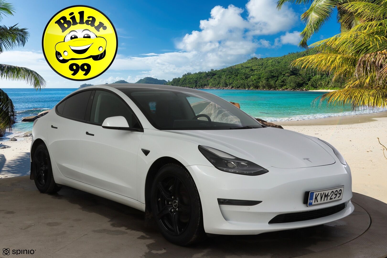Tesla Model 3 2021 Long Range * Refresh / Ilmalämpöpumppu / Matrix LED / Premium Audio / Muistipenkki /  Nahkasisusta / BLIS / Lasikatto * - * Refresh / Siisti ykisilö / 2x renkaat ja vanteet / Akku kuntotarkastettu *