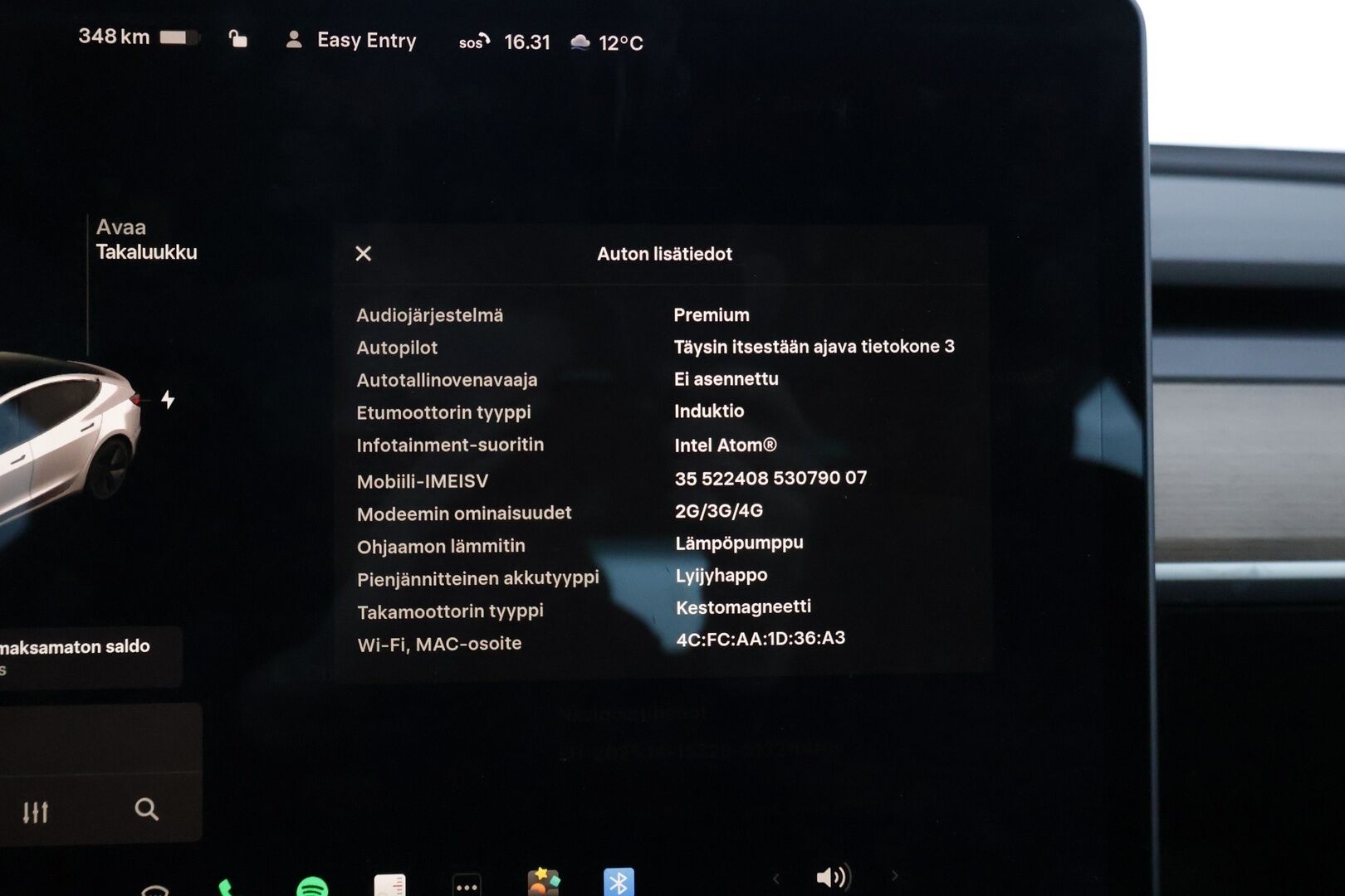 Tesla Model 3 2021 Long Range * Refresh / Ilmalämpöpumppu / Matrix LED / Premium Audio / Muistipenkki /  Nahkasisusta / BLIS / Lasikatto * - * Refresh / Siisti ykisilö / 2x renkaat ja vanteet / Akku kuntotarkastettu *
