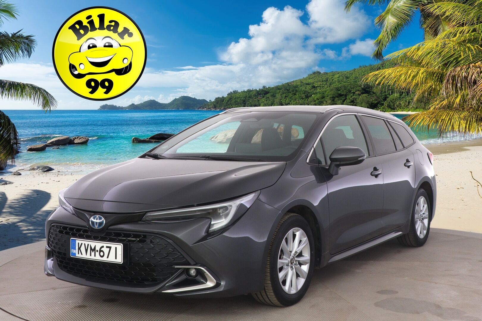 Toyota Corolla 2023 Touring Sports 1,8 Hybrid Launch Edition ** 2.om Suomi-auto / Navigointi / ACC / Facelift / P.kamera / Puolnahkasisus ** - Upeassa kunnossa oleva Suomi-auto suoraan toiselta omistajalta! / Takuu voimassa! - HULLUT AVAJAISHULINAT KORKOTARJOUS 3,29 %