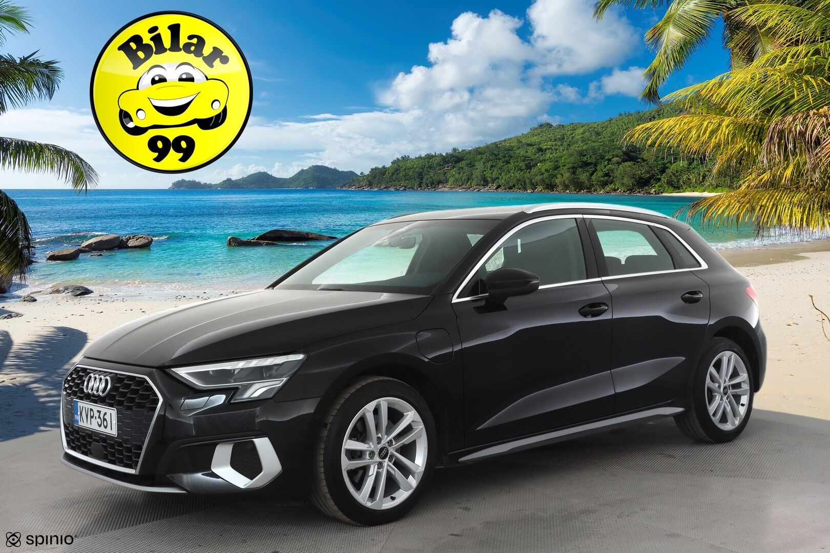 Audi A3 2024 Sportback Progress Plus 40 TFSI e 150kW S tronic * ACC / Koukku / Kaistavahti / Sporttipenkit / LED / P.kamera / Keyless * - 1.Om Suomi-auto / Kahdet renkaat aluvanteilla / Merkkihuollettu - HULLUT AVAJAISHULINAT KORKOTARJOUS 3,29 %