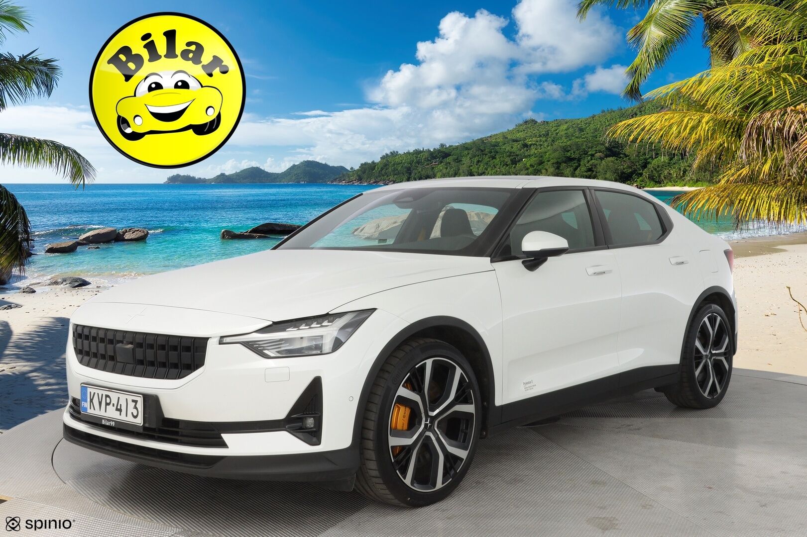 Polestar 2 2021 Long Range Dual Motor Performance, 300kW, 78kWh - Pilot&Plus | ACC | Panorama | Muistipenkki | 360-kamera | H&K | Keyless | SoH 92.8% | Kahdet OEM Performance Vanteet | Merkkihuollettu