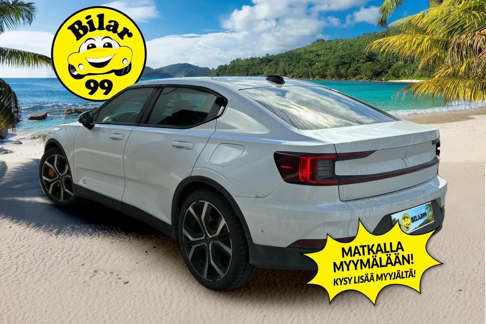 Polestar 2 2021 Long Range Dual Motor Performance, 300kW, 78kWh * Pilot&Plus / ACC / Panorama / Muistipenkki / 360-kamera / H&K / Keyless * - SoH 92.8% / Kahdet OEM Performance Vanteet / Merkkihuollettu - HULLUT AVAJAISHULINAT KORKOTARJOUS 3,29 %