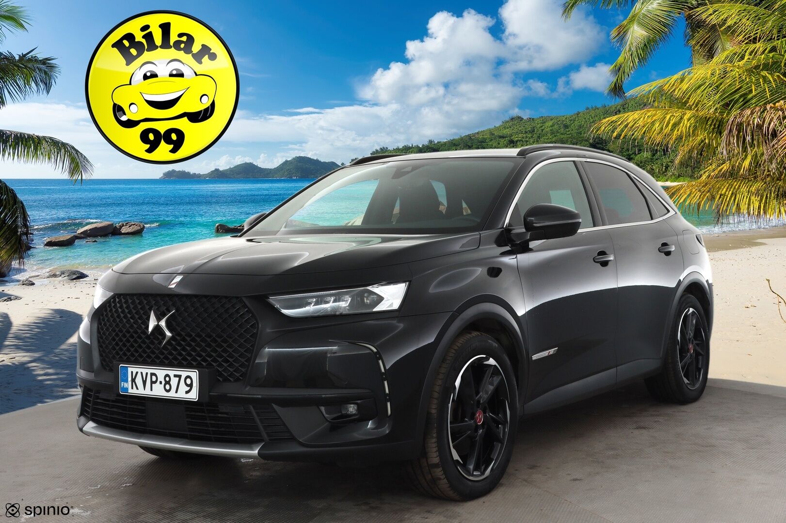 DS 7 Crossback 2022 E-Tense 300 * ACC / Muistipenkki / Koukku / Adapt.LED / P.kamera / Puolinahat / Navi / Digimittaristo * - Kahdet renkaat aluvanteilla / Merkkihuollettu