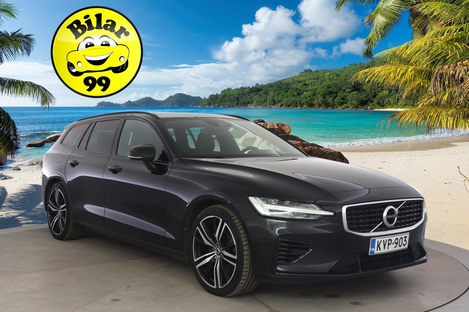 Volvo V60 2020 T8 TwE AWD R-Design aut * Panorama / ACC / Keyless / Koukku / Navi / Webasto* - Kahdet renkaat aluvanteilla / Pysäköinti avustin / AppleCarplay ja AndroidAuto / Isofix / tummennetut takalasit! - HULLUT AVAJAISHULINAT KORKOTARJOUS 3,29 %