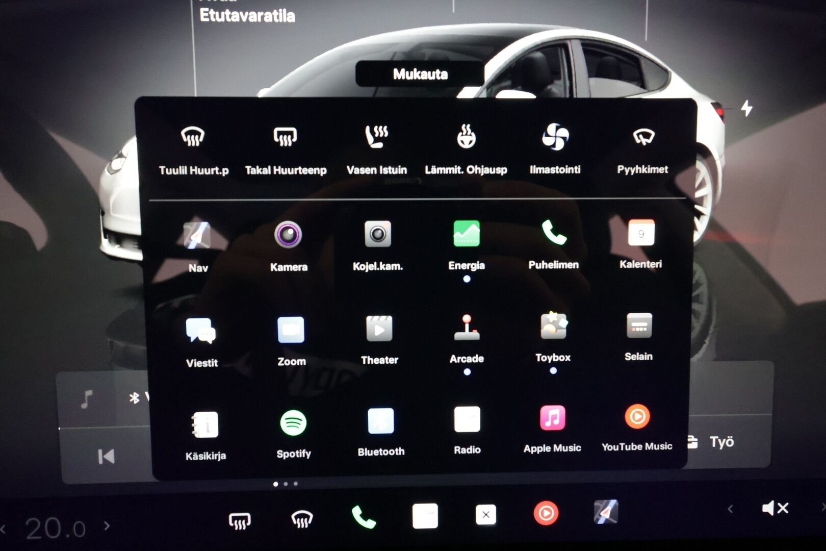 Tesla Model 3 2022 Standard Range Plus **Lasikatto / ILP / ACC / Matrix-LED / P.kamera / Muistipenkki / Navi / Kaistavahti / Keyless** - 2x Latauskaapelit
