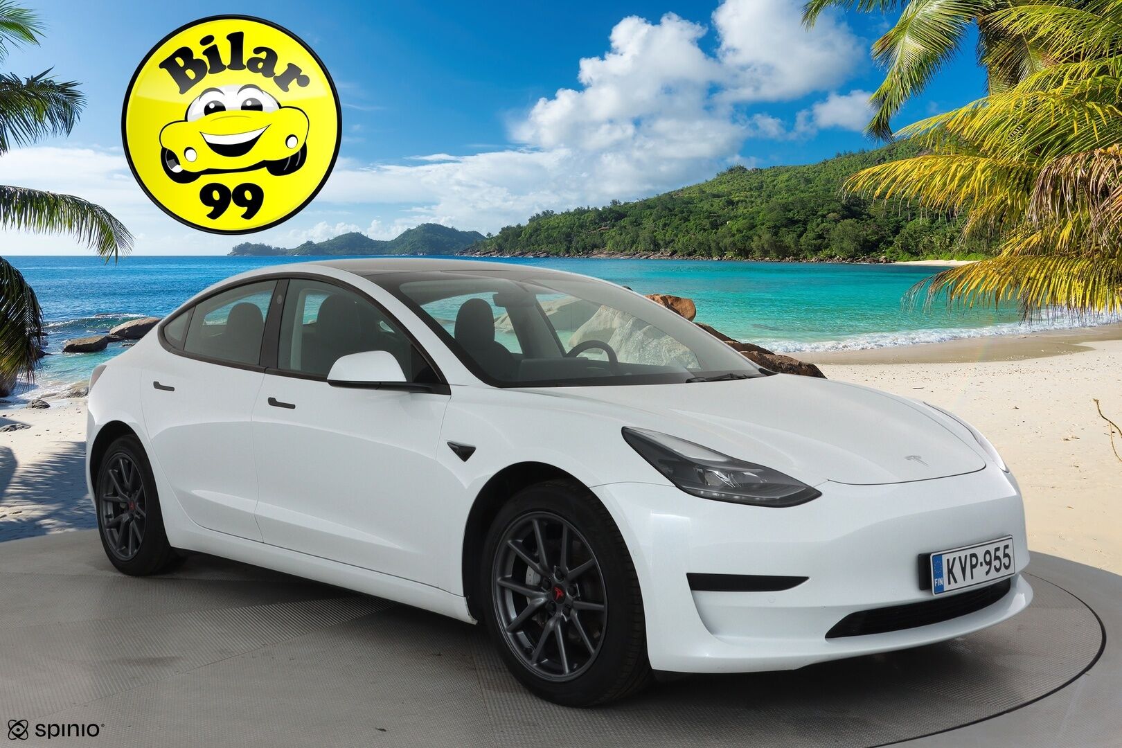 Tesla Model 3 2022 Standard Range Plus **Lasikatto / ILP / ACC / Matrix-LED / P.kamera / Muistipenkki / Navi / Kaistavahti / Keyless** - 2x Latauskaapelit