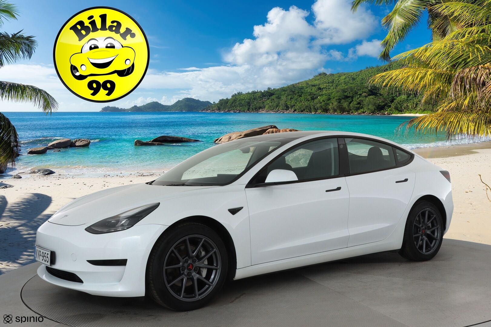 Tesla Model 3 2022 Standard Range Plus **Lasikatto / ILP / ACC / Matrix-LED / P.kamera / Muistipenkki / Navi / Kaistavahti / Keyless** - 2x Latauskaapelit