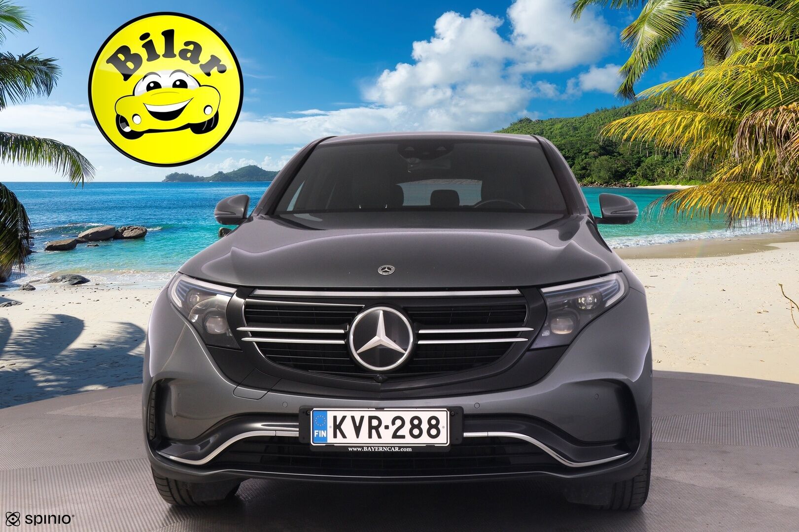 Mercedes-Benz EQC 2021 400 4MATIC Business AMG - | Distronic+ | Burmester | 360-kamera | Lasikatto | Multibeam-Led | Widescreen | BLIS | KeylessGo | | 2x Renkaat ja vanteet |