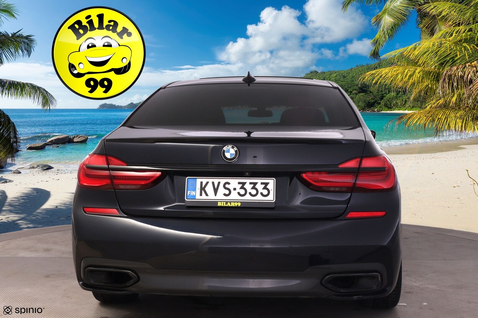 BMW 740 2017 G12 Sedan 740Le A xDrive Business Exclusive M Sport  *ACC / B&W / Laser Light / HUD / Panorama / 360 / Hieronta* - Carbon Core Korisarja / Ambient Air / Comfort nahat ilmastoinnilla, muistilla sekä hieronnalla / Keyless GO / Sähköluukku / Näytöt takana / Soft close - HULLUT AVAJAISHULINAT KORKOTARJOUS 3,29 %