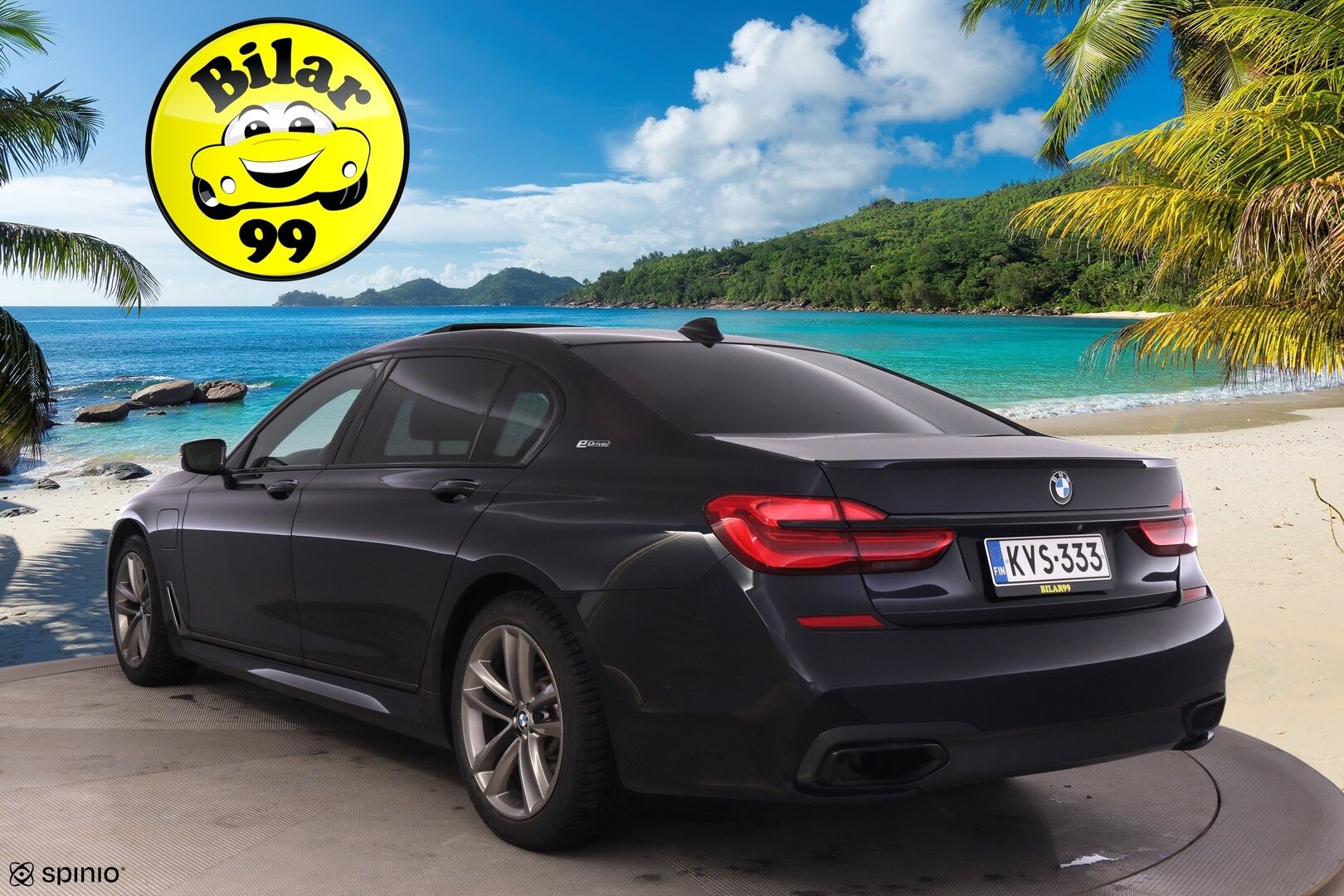 BMW 740 2017 G12 Sedan 740Le A xDrive Business Exclusive M Sport  *ACC / B&W / Laser Light / HUD / Panorama / 360 / Hieronta* - Carbon Core Korisarja / Ambient Air / Comfort nahat ilmastoinnilla, muistilla sekä hieronnalla / Keyless GO / Sähköluukku / Näytöt takana / Soft close - HULLUT AVAJAISHULINAT KORKOTARJOUS 3,29 %