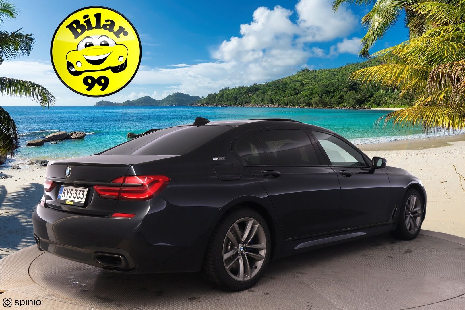 BMW 740 2017 G12 Sedan 740Le A xDrive Business Exclusive M Sport  *ACC / B&W / Laser Light / HUD / Panorama / 360 / Hieronta* - Carbon Core Korisarja / Ambient Air / Comfort nahat ilmastoinnilla, muistilla sekä hieronnalla / Keyless GO / Sähköluukku / Näytöt takana / Soft close - HULLUT AVAJAISHULINAT KORKOTARJOUS 3,29 %