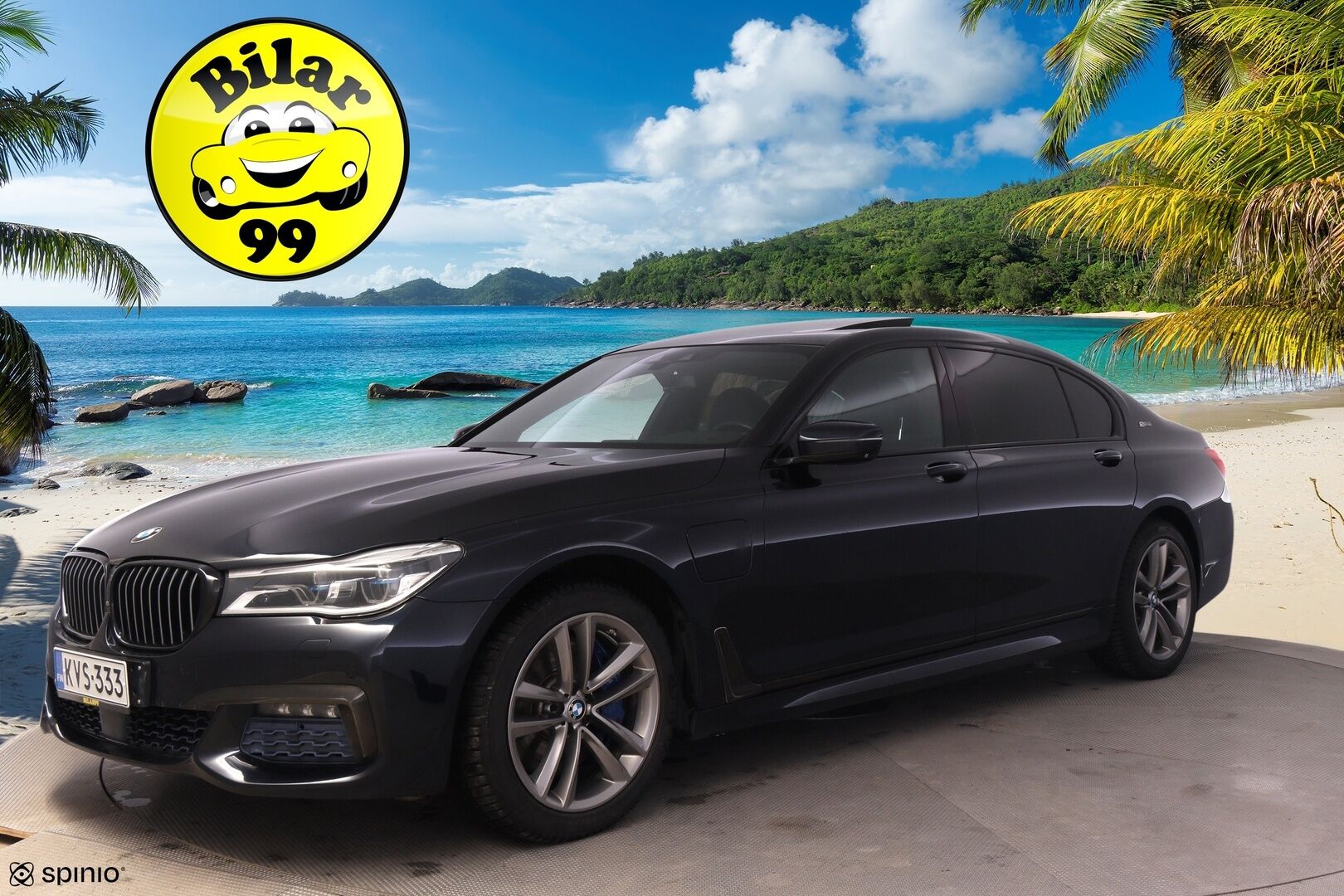 BMW 740 2017 G12 Sedan 740Le A xDrive Business Exclusive M Sport  *ACC / B&W / Laser Light / HUD / Panorama / 360 / Hieronta* - Carbon Core Korisarja / Ambient Air / Comfort nahat ilmastoinnilla, muistilla sekä hieronnalla / Keyless GO / Sähköluukku / Näytöt takana / Soft close - HULLUT AVAJAISHULINAT KORKOTARJOUS 3,29 %