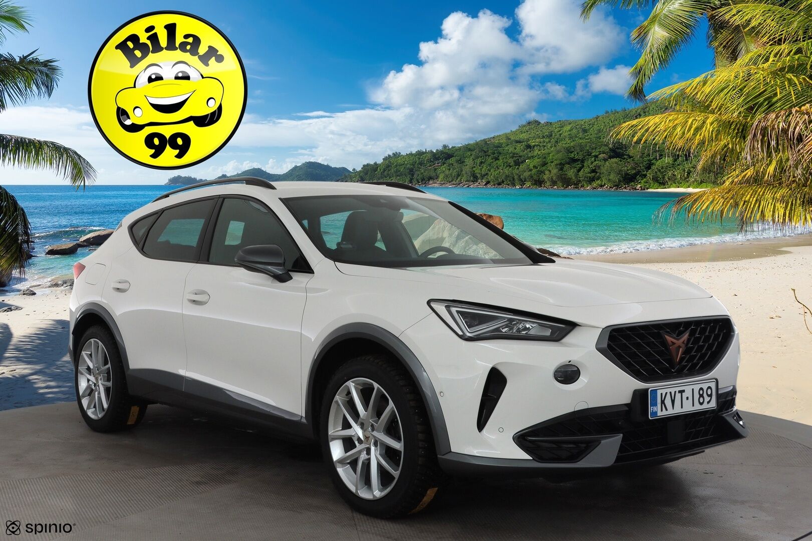 Cupra Formentor 2022 1.4 PHEV 150 kW e-HYBRID DSG * ACC / LED / P.tutkat / Kaistavahti / Digimittaristo / Keyless * - Akkutestattu, siistikuntoinen ja hyvin huollettu Cupra kaksilla renkailla ja Cupran 18'' alumiinivanteilla!