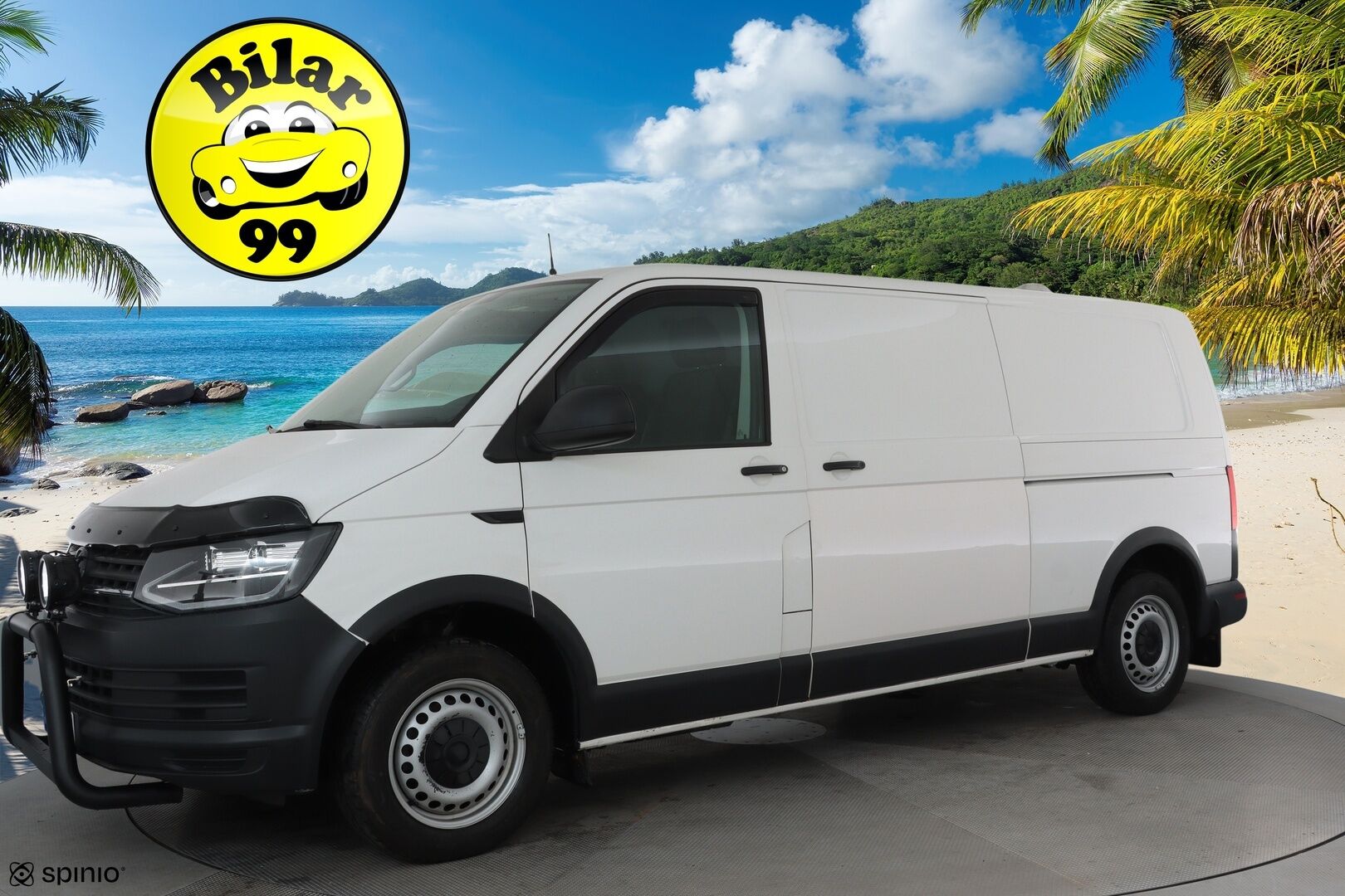 Volkswagen Transporter 2018 Pitkä 2,0 TDI 110 kW 4Motion **Vakkari / Webasto / LED / Apple&Android / P.kamera / Koukku** - Läpi juostava / Keularauta / LED Päiväajovalot /