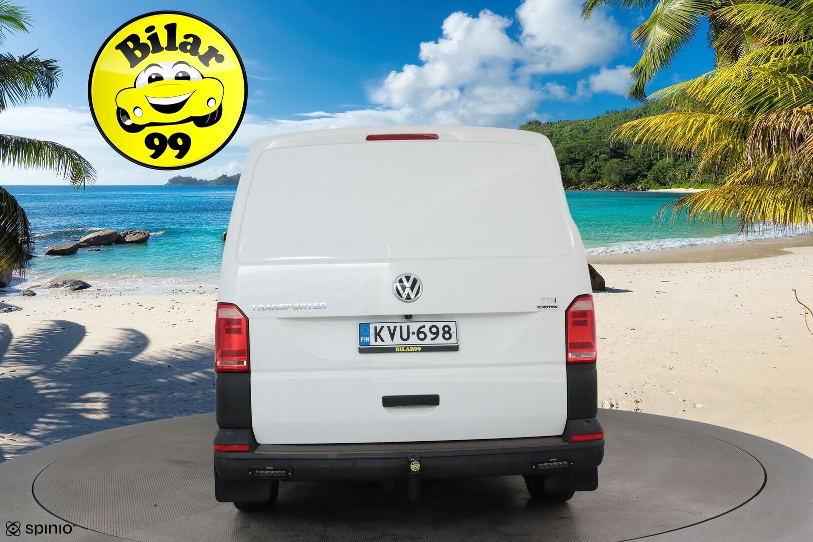 Volkswagen Transporter 2018 Pitkä 2,0 TDI 110 kW 4Motion **Vakkari / Webasto / LED / Apple&Android / P.kamera / Koukku** - Läpi juostava / Keularauta / LED Päiväajovalot /