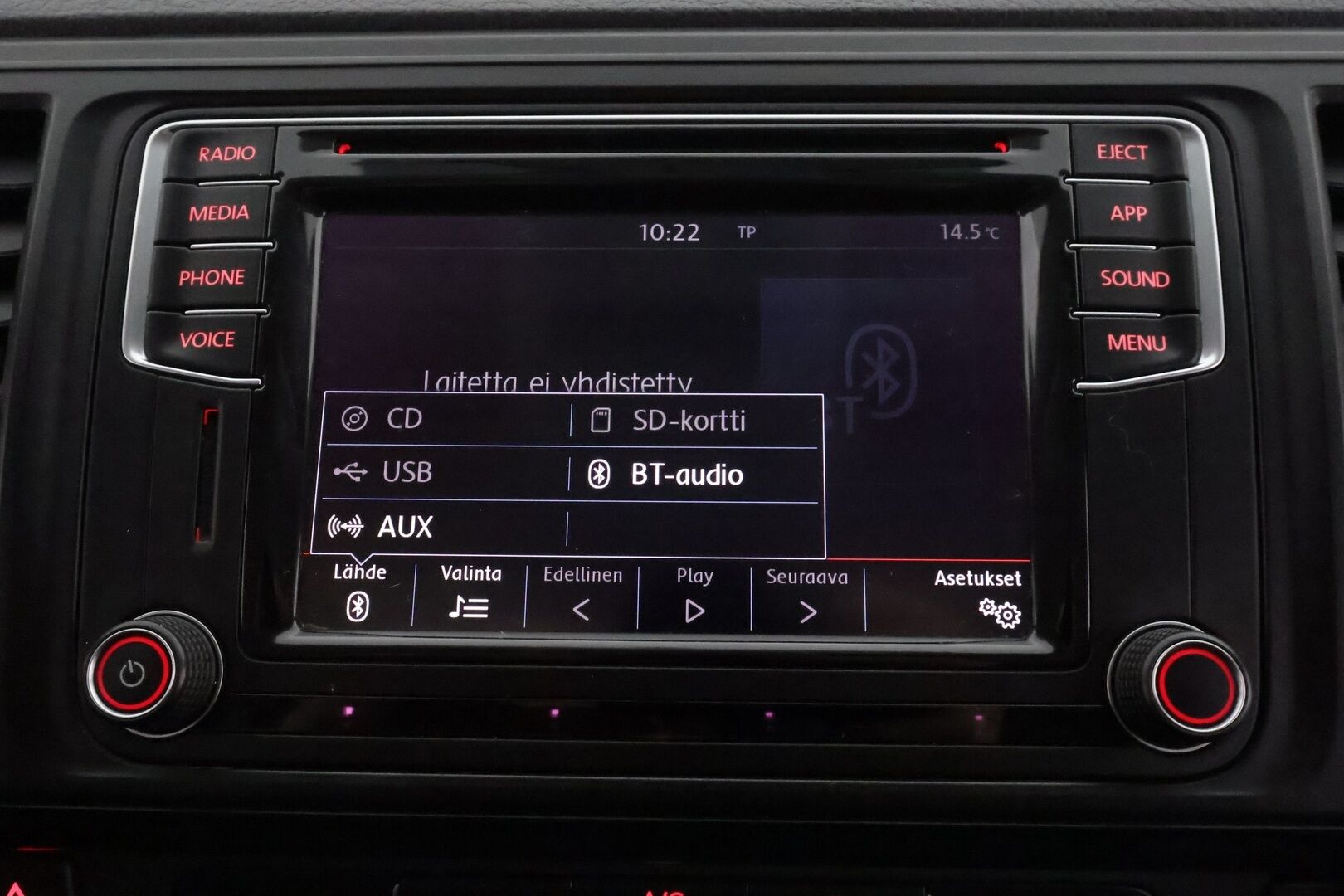 Volkswagen Transporter 2018 Pitkä 2,0 TDI 110 kW 4Motion **Vakkari / Webasto / LED / Apple&Android / P.kamera / Koukku** - Läpi juostava / Keularauta / LED Päiväajovalot /