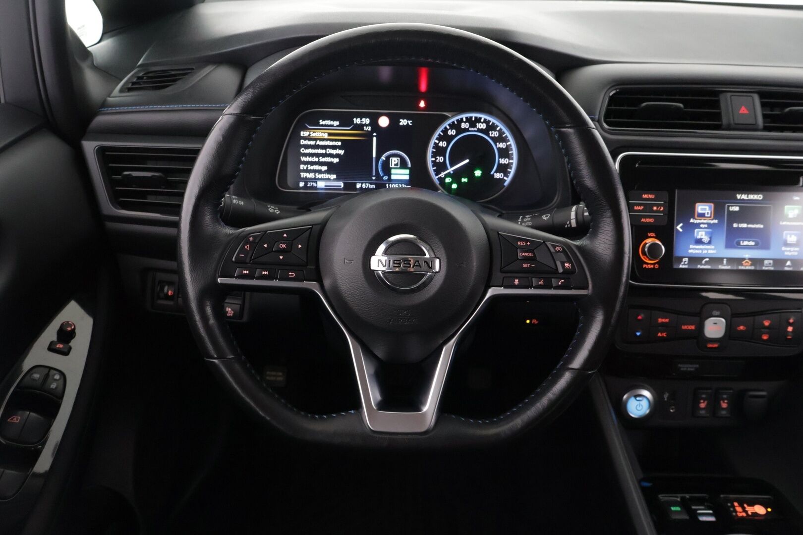 Nissan Leaf 2019 N-Connecta 40 kWh FI * Suomi-auto / Adapt.Vakkari / 360° / Digimittari / Navi / Carplay * - Suomi-auto / Kahdet renkaat / Hyvät varusteet