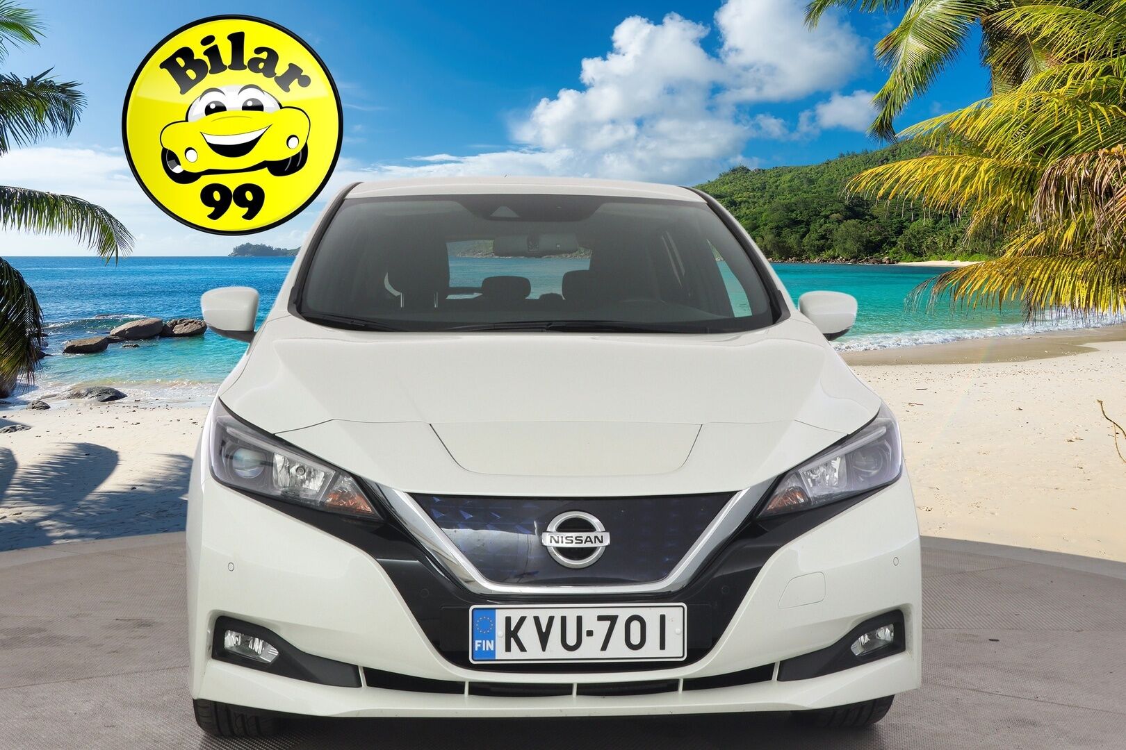 Nissan Leaf 2019 N-Connecta 40 kWh FI * Suomi-auto / Adapt.Vakkari / 360° / Digimittari / Navi / Carplay * - Suomi-auto / Kahdet renkaat / Hyvät varusteet