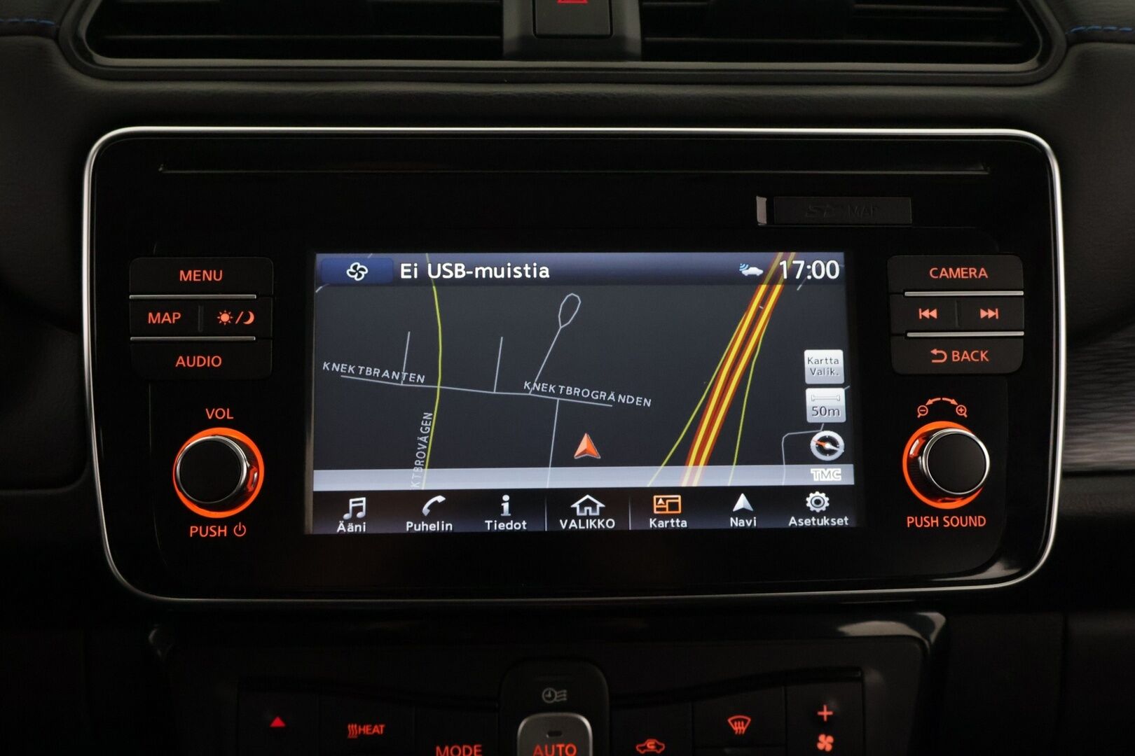 Nissan Leaf 2019 N-Connecta 40 kWh FI * Suomi-auto / Adapt.Vakkari / 360° / Digimittari / Navi / Carplay * - Suomi-auto / Kahdet renkaat / Hyvät varusteet