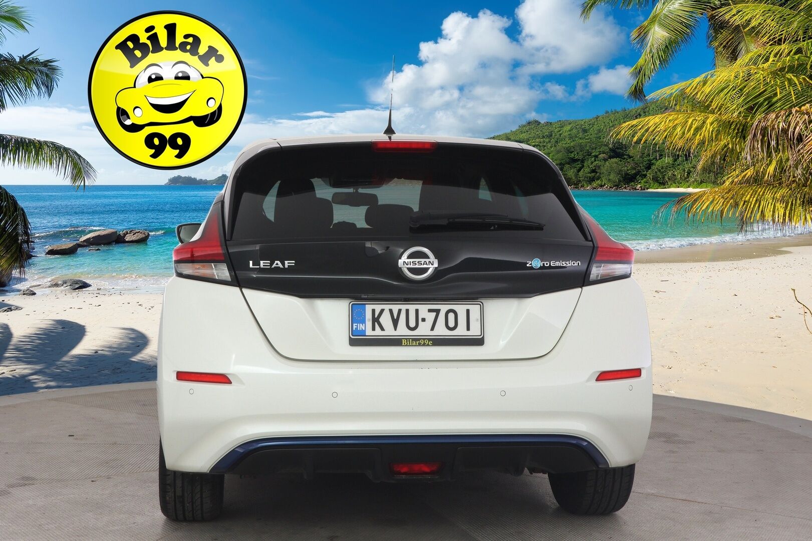 Nissan Leaf 2019 N-Connecta 40 kWh FI * Suomi-auto / Adapt.Vakkari / 360° / Digimittari / Navi / Carplay * - Suomi-auto / Kahdet renkaat / Hyvät varusteet
