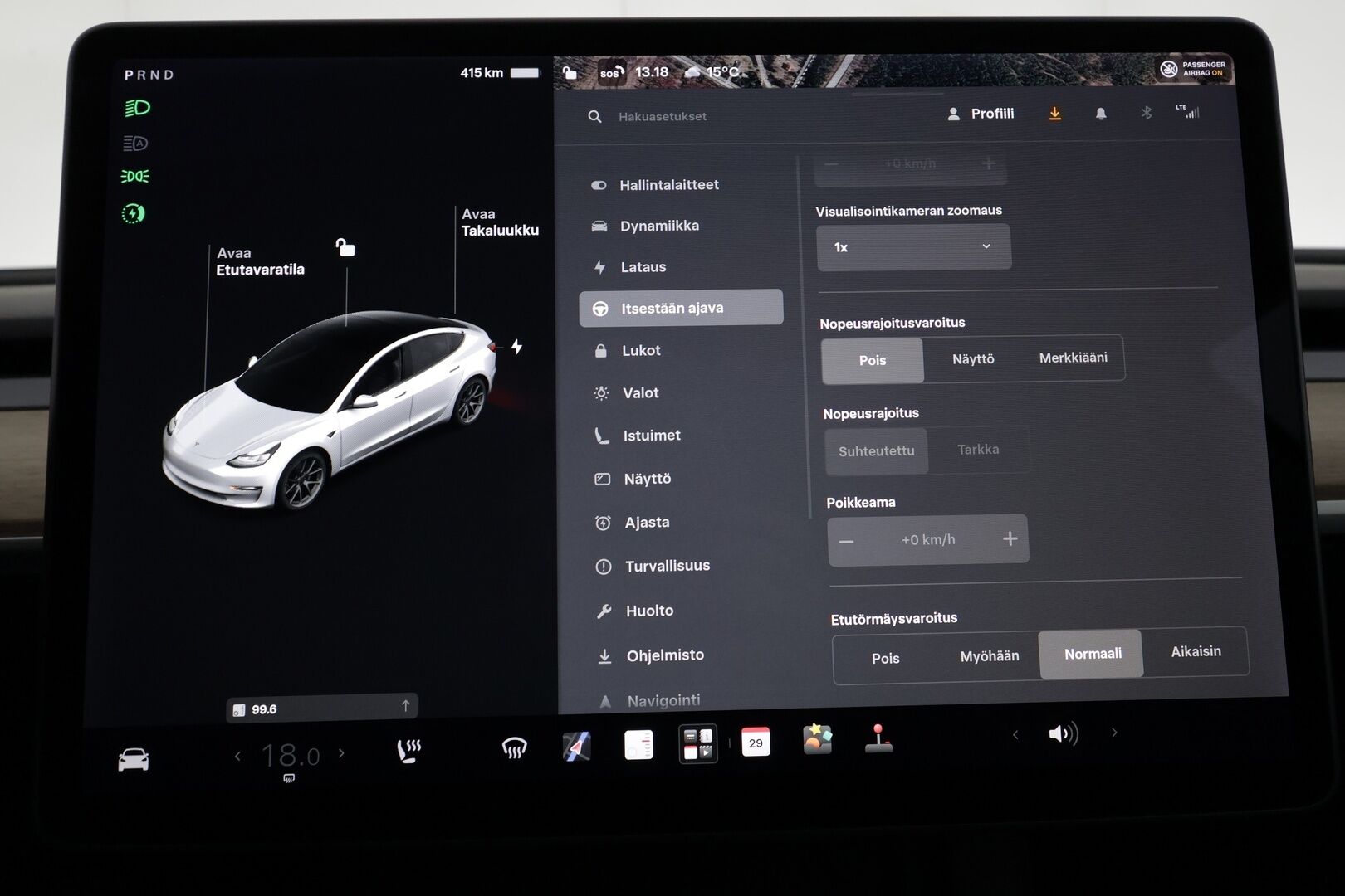 Tesla Model 3 2021 Standard Range Plus - | Akku juuri vaihdettu! | ILP | ACC | Lasikatto | Matrix-LED | P.Kamera | Muistipenkki | Premium Speakers | Navi | Kaistavahti | Keyless | 