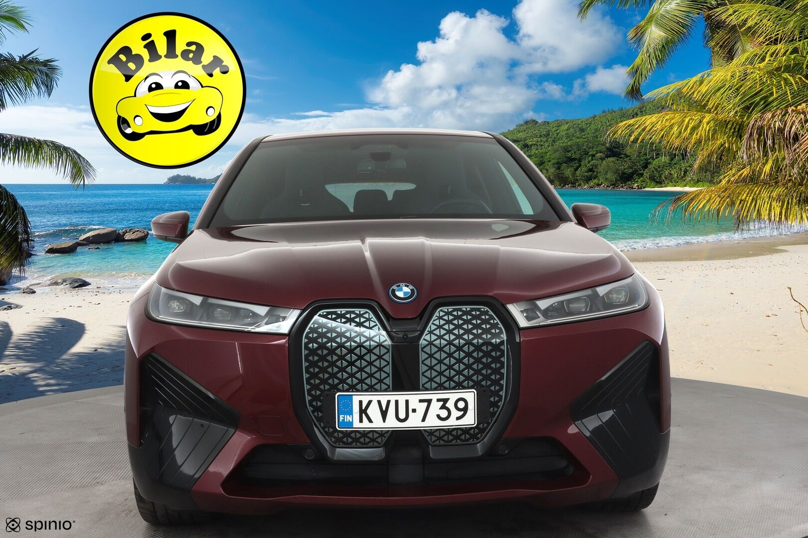 BMW iX 2023 xDrive40 Sports Package - | ACC | Laser | 360° | H&K | HUD | Koukku | ILP | Sähkönahat | Ambient | 2x renkaat aluin |
