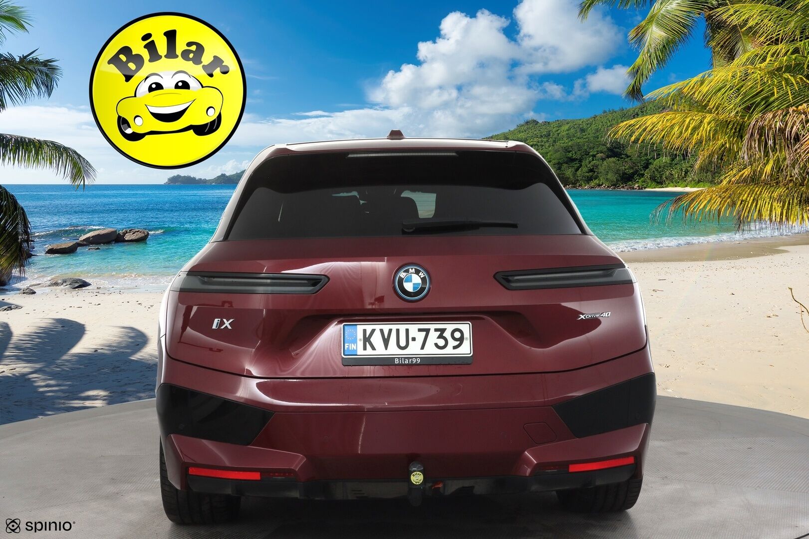 BMW iX 2023 xDrive40 Sports Package - | ACC | Laser | 360° | H&K | HUD | Koukku | ILP | Sähkönahat | Ambient | 2x renkaat aluin |