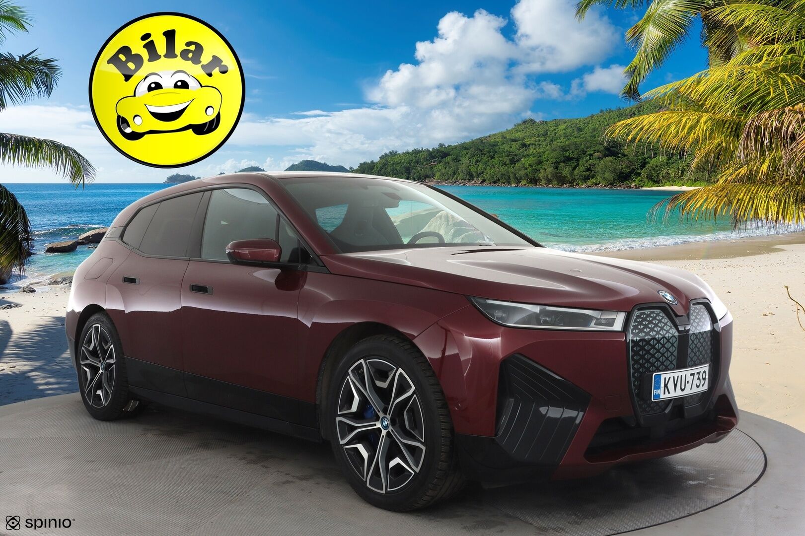 BMW iX 2023 xDrive40 Sports Package - | ACC | Laser | 360° | H&K | HUD | Koukku | ILP | Sähkönahat | Ambient | 2x renkaat aluin |
