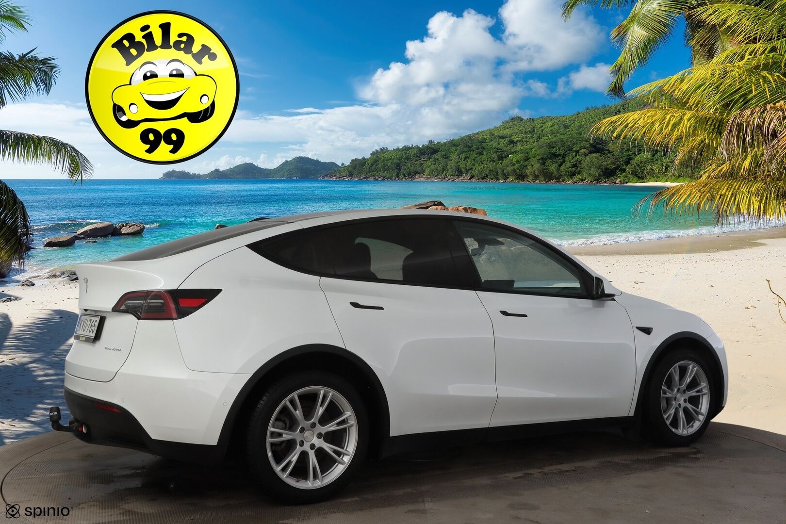 TESLA MODEL Y 2021 Long Range Dual Motor AWD / Lämpöpumppu / Autopilot / Lasikatto / Premium Audio / Mustat Nahat