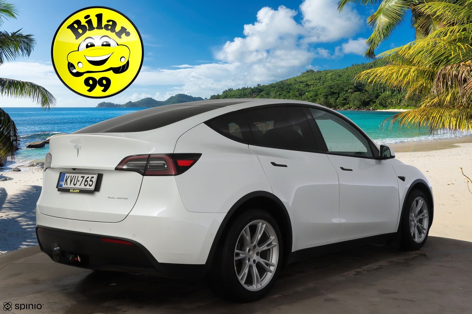 TESLA MODEL Y 2021 Long Range Dual Motor AWD / Lämpöpumppu / Autopilot / Lasikatto / Premium Audio / Mustat Nahat