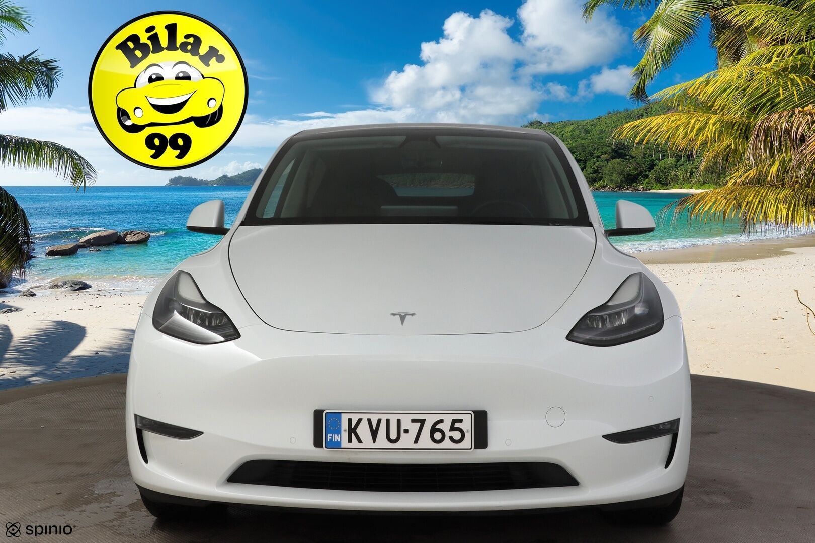 TESLA MODEL Y 2021 Long Range Dual Motor AWD / Lämpöpumppu / Autopilot / Lasikatto / Premium Audio / Mustat Nahat