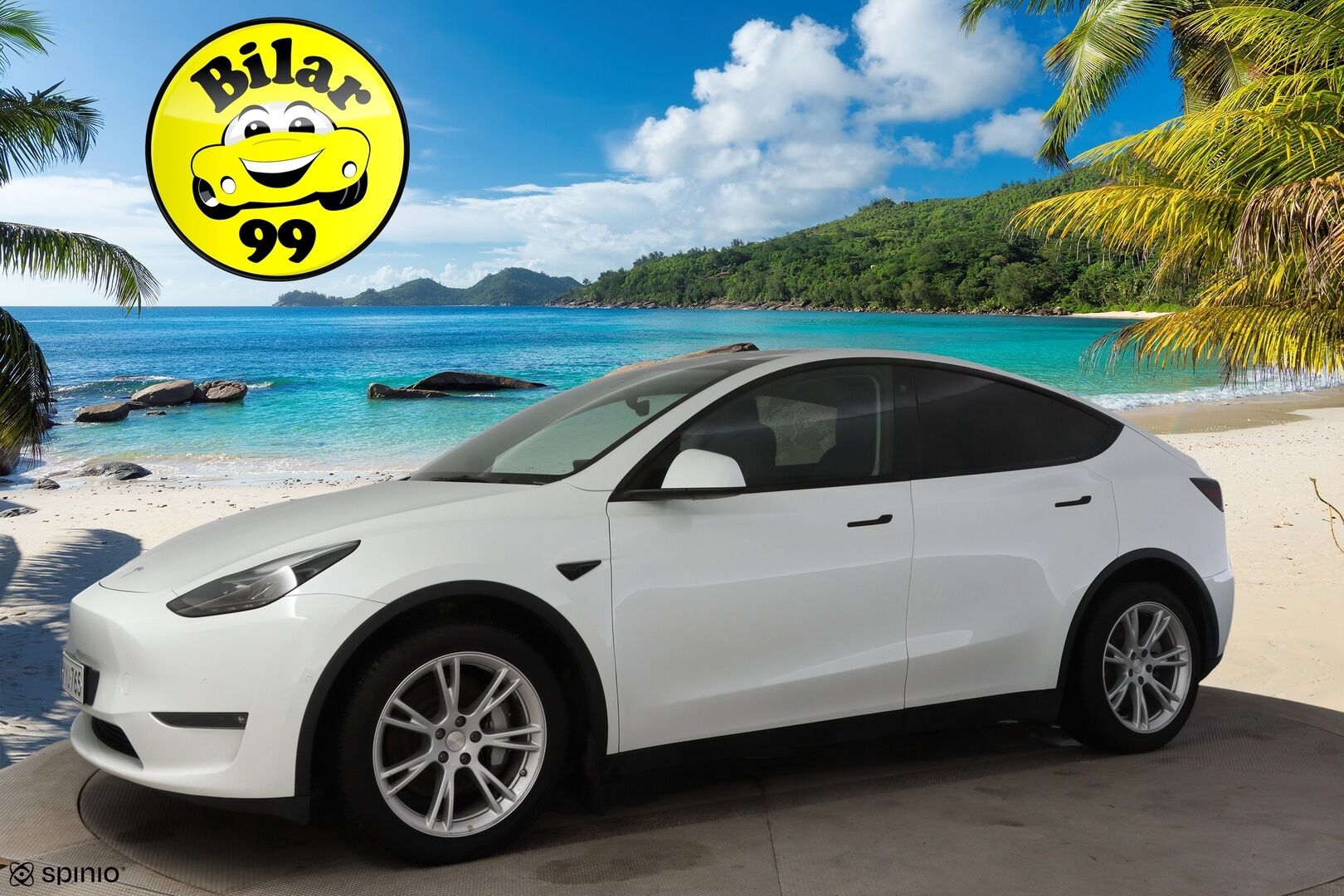 TESLA MODEL Y 2021 Long Range Dual Motor AWD / Lämpöpumppu / Autopilot / Lasikatto / Premium Audio / Mustat Nahat