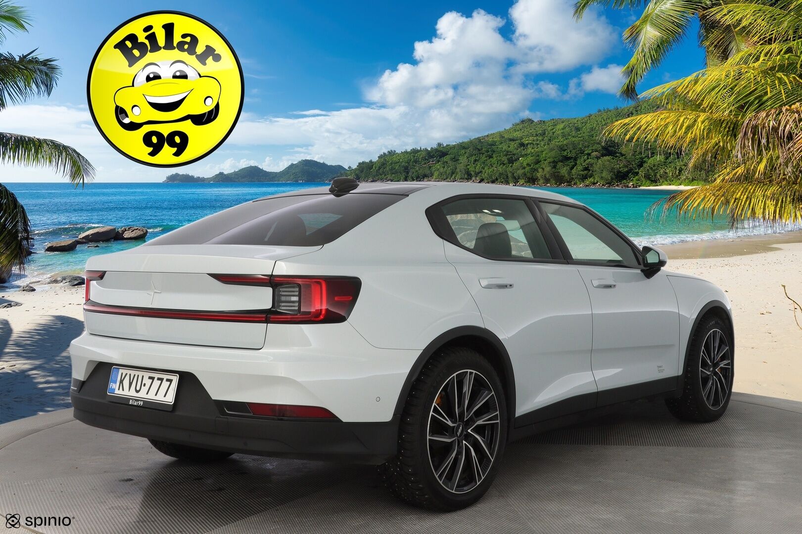 POLESTAR 2 2021 Long Range Dual Motor Performance *Pilot&Plus / Adapt.Vakkari / Harman&Kardon / Lasikatto / Muistipenkki / Koukku / 360° Kamera / Pixel-LED* - Kahdet renkaat alumiinivantein / Merkkihuollettu / 2x laturit