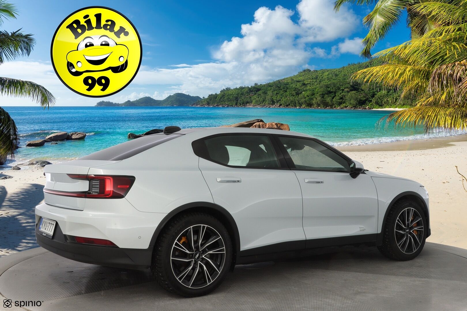 POLESTAR 2 2021 Long Range Dual Motor Performance *Pilot&Plus / Adapt.Vakkari / Harman&Kardon / Lasikatto / Muistipenkki / Koukku / 360° Kamera / Pixel-LED* - Kahdet renkaat alumiinivantein / Merkkihuollettu / 2x laturit