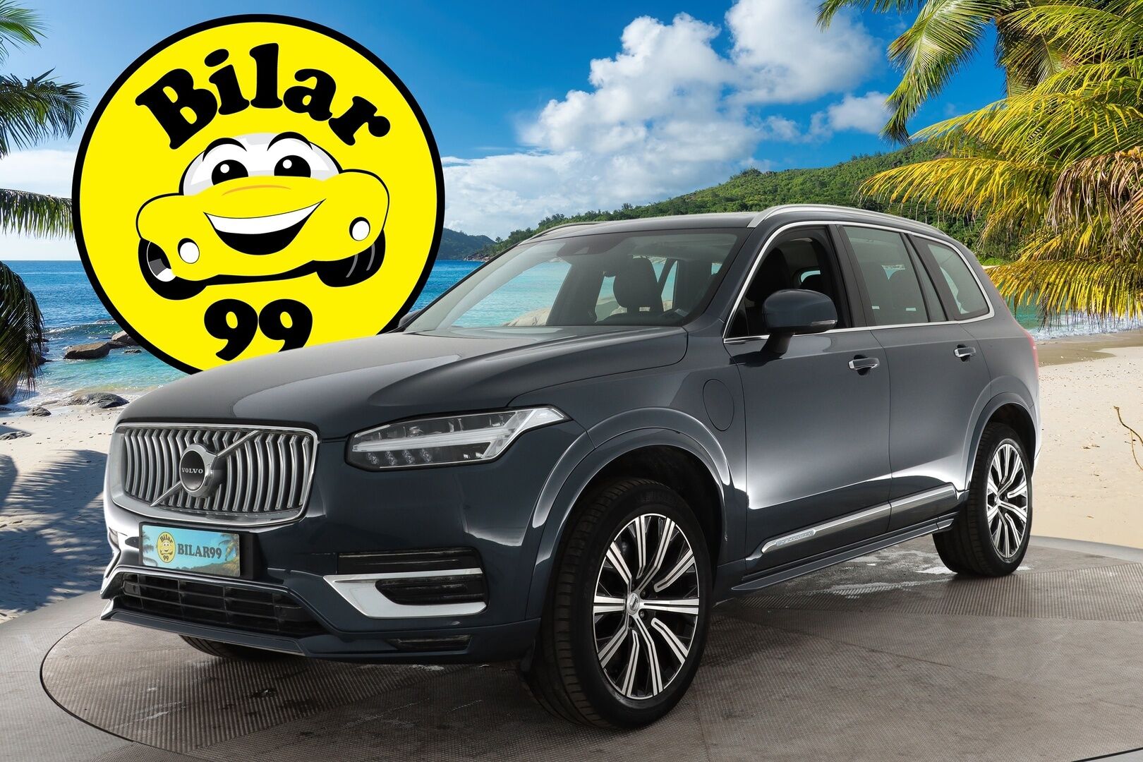 Volvo XC90 2020 T8 Inscription / Adapt.Vakkari / P-kamera / Webasto / Muistipenkit hieronnalla ja tuuletuksella / 7P / Koukku / Mustat nahat / DIgimittaristo / - *Juuri saapunut / 2x renkaat & alumiinivanteet / Merkkihuollettu*