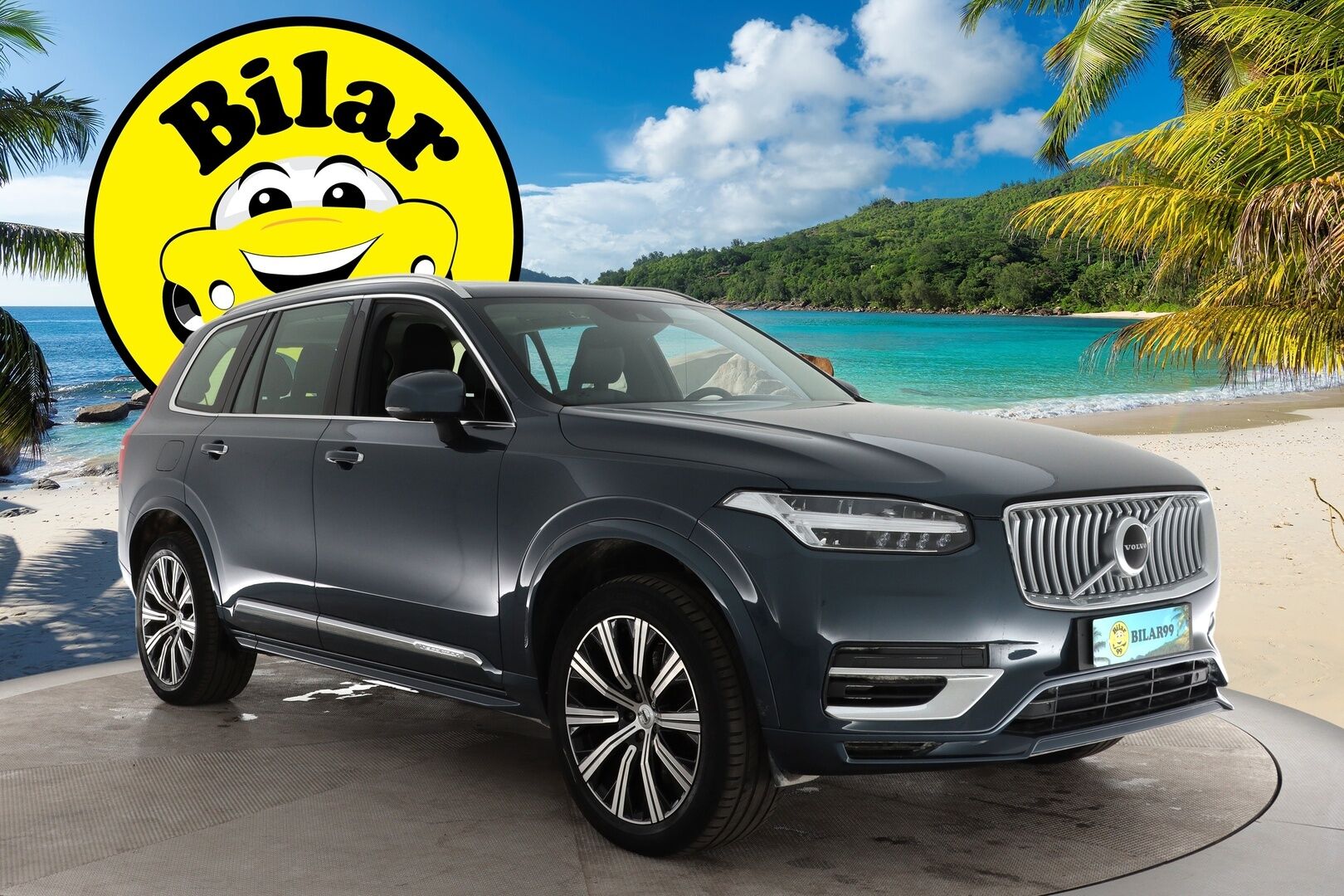 Volvo XC90 2020 T8 Inscription / Adapt.Vakkari / P-kamera / Webasto / Muistipenkit hieronnalla ja tuuletuksella / 7P / Koukku / Mustat nahat / DIgimittaristo / - *Juuri saapunut / 2x renkaat & alumiinivanteet / Merkkihuollettu*