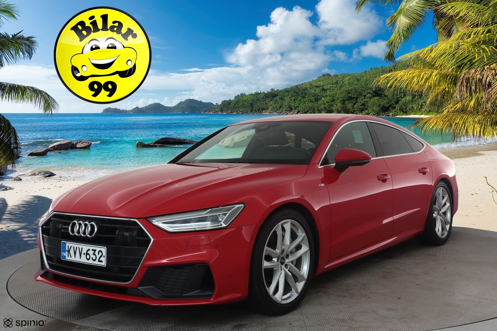Audi A7 2021 Business Sport 50 TFSI e Quattro S Tronic S-Line *ACC / P.tutkat / Sporttipenkit / Navi / LED / Puolinahat* - Kahdet renkaat aluvanteilla