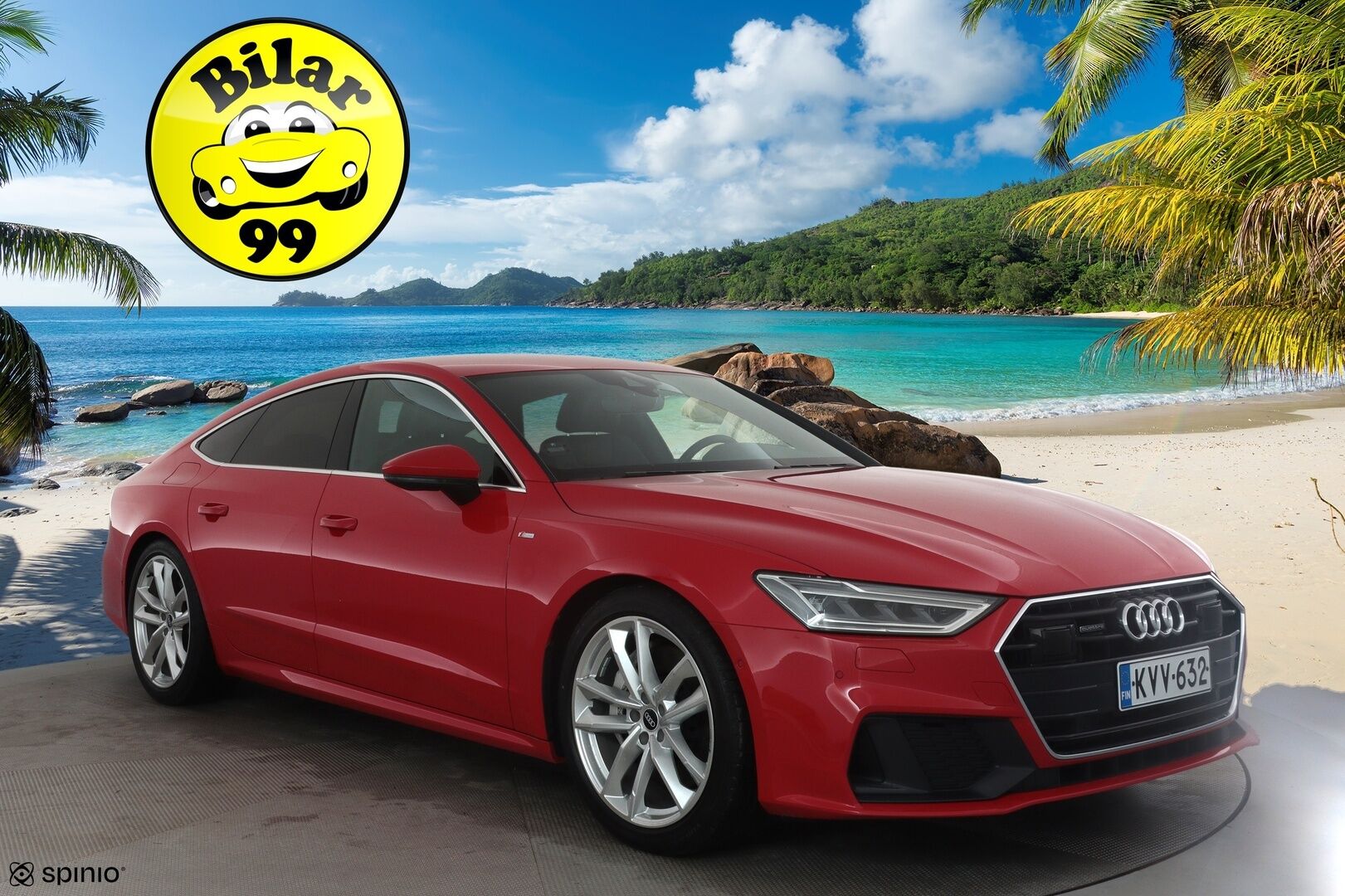 Audi A7 2021 Business Sport 50 TFSI e Quattro S Tronic S-Line *ACC / P.tutkat / Sporttipenkit / Navi / LED / Puolinahat* - Kahdet renkaat aluvanteilla