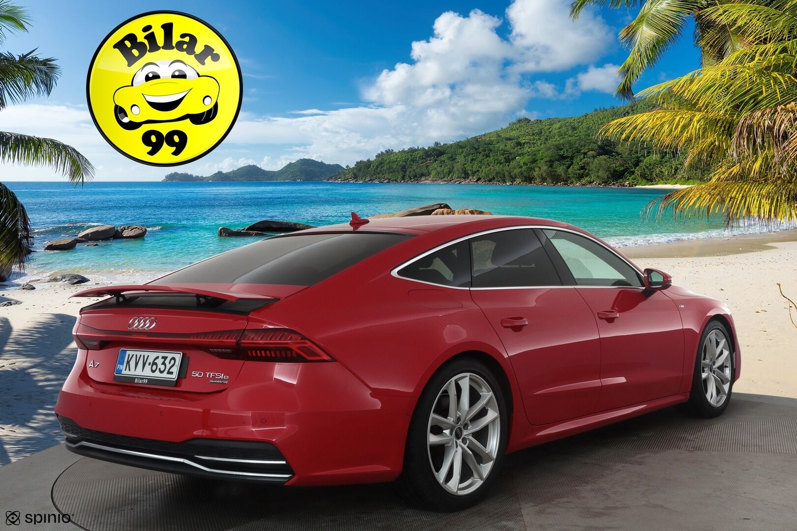 Audi A7 2021 Business Sport 50 TFSI e Quattro S Tronic S-Line *ACC / P.tutkat / Sporttipenkit / Navi / LED / Puolinahat* - Kahdet renkaat aluvanteilla